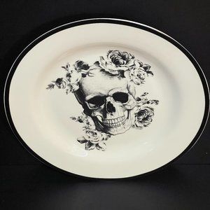 (NEW) Skeleton - Halloween Dinner Plates (12) 8'in